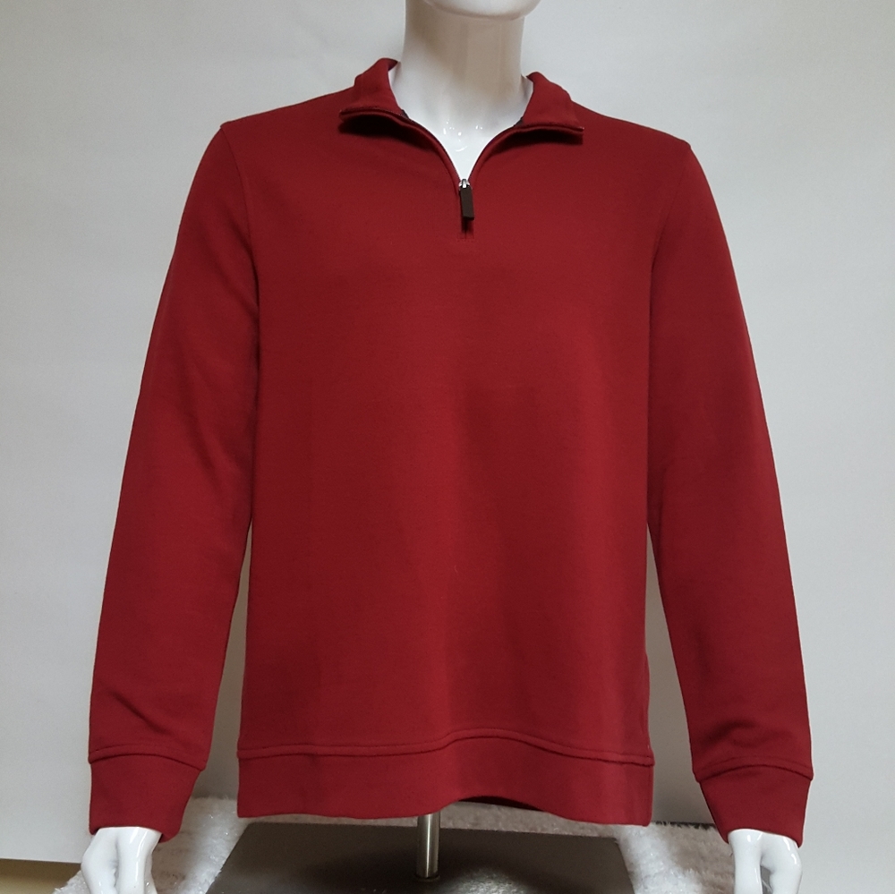 Tasso Elba mens quarter zip pull over sweater